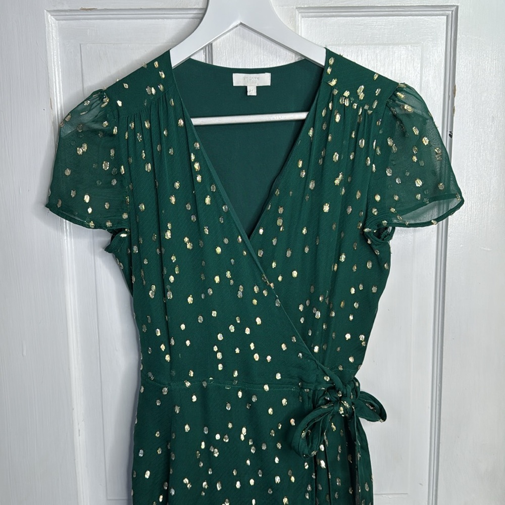 SEZANE Robe Armelle Maxi Wrap Dress Style-Hunting W1480 Sz 36 FR or 4 US - Picture 4 of 14